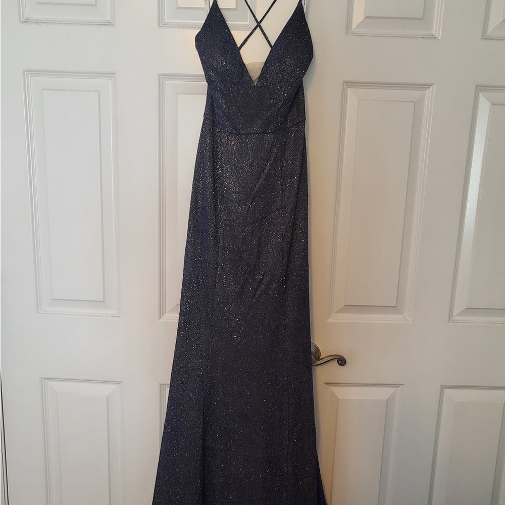 Jules Cleo Navy Blue Dress Juniors Size S